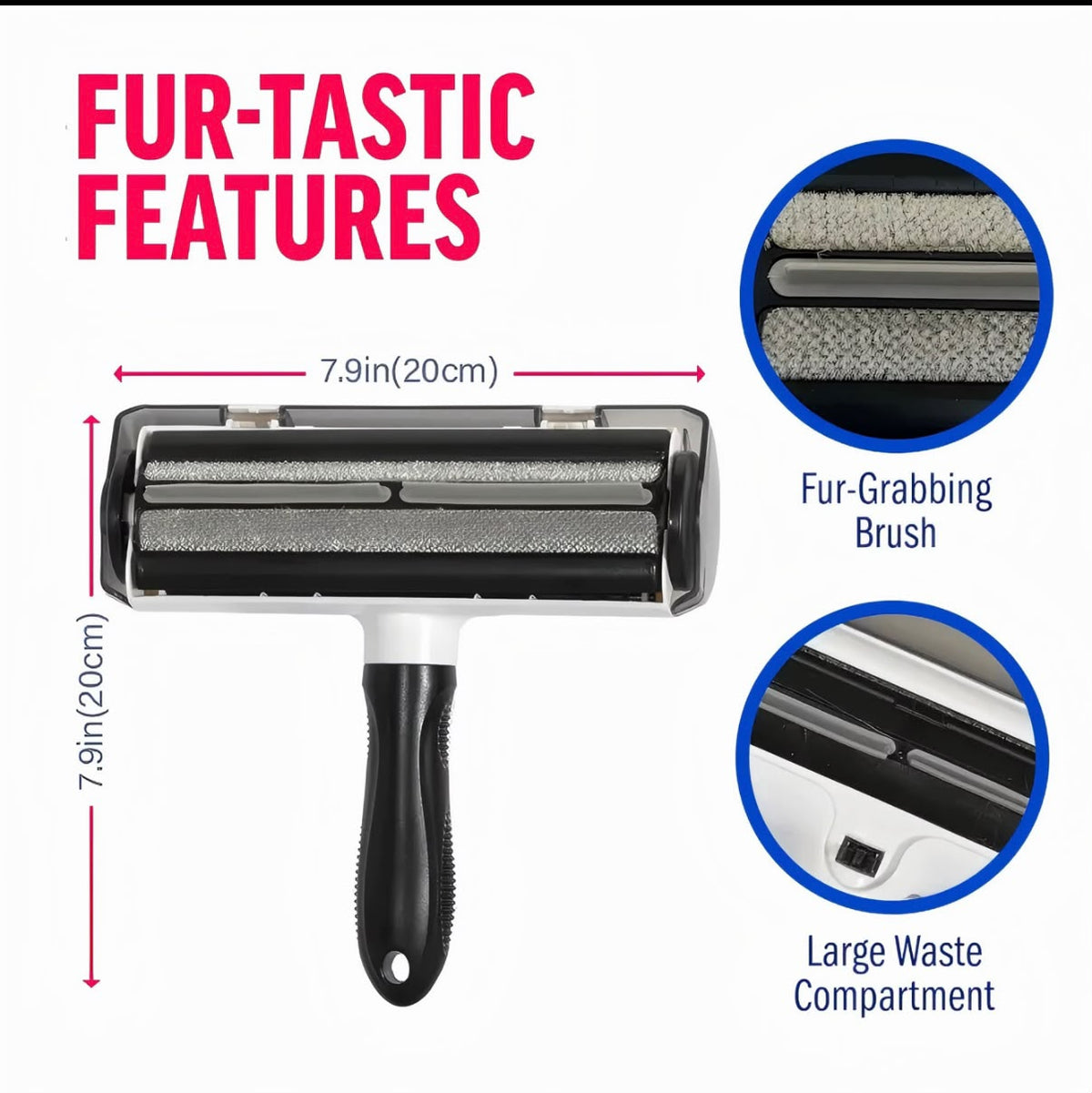 Tidyfen Self-Cleaning Pet Hair Roller